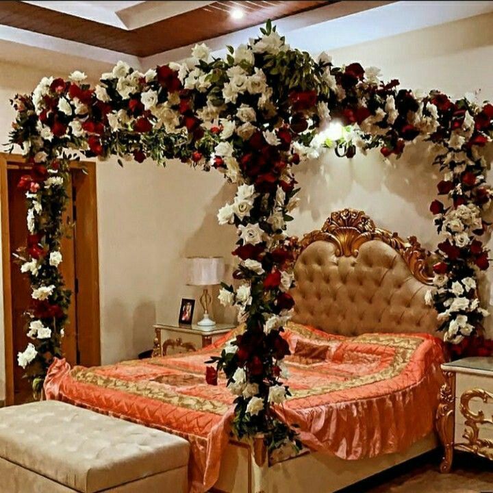 Romantic First Night room decoration ideas