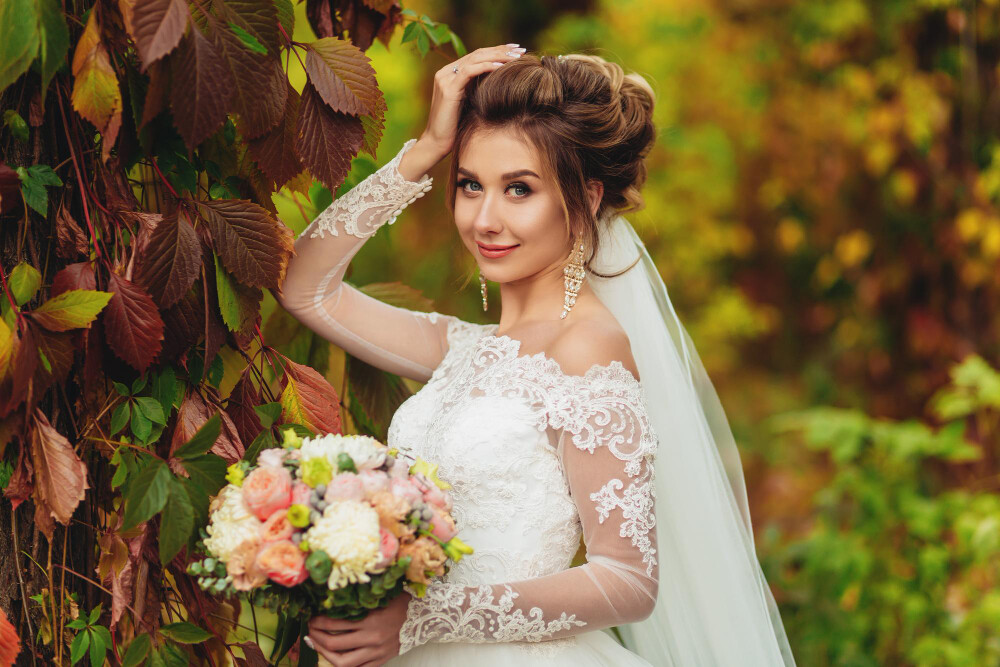 Stunning Bridal Look for Engagement Ideas