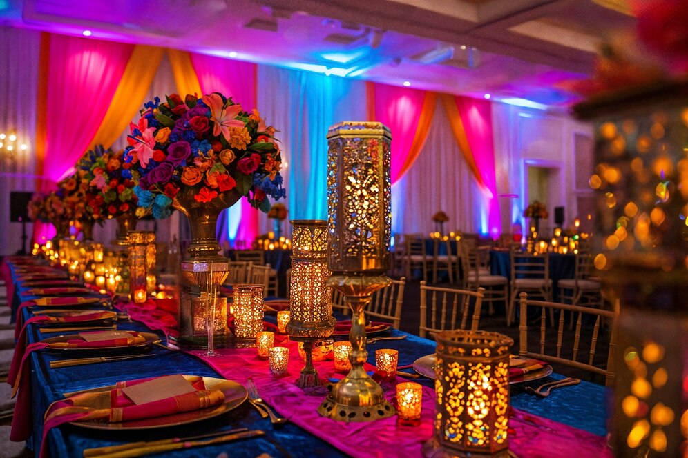 Background Decoration for Wedding Reception - ECO The Event